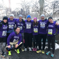 Team Alex runs the 2017 United Airlines NYC Half Marathon