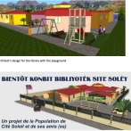 Konbit Bibliyotek Site Soley in Port-au-Prince Haiti