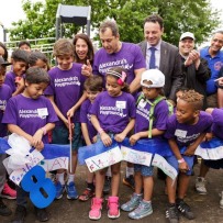 Paterson School 8 builds a new playground