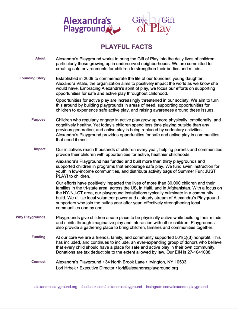 Playful Facts 2021
